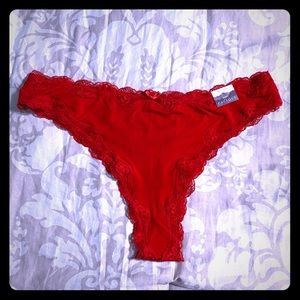 Cacique Red Tanga Panty